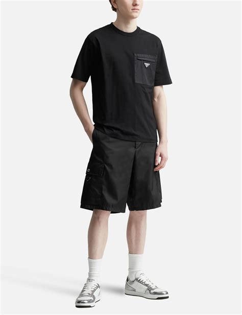 prada nylon pocket tee|Prada 2018 Nylon Pocket T.